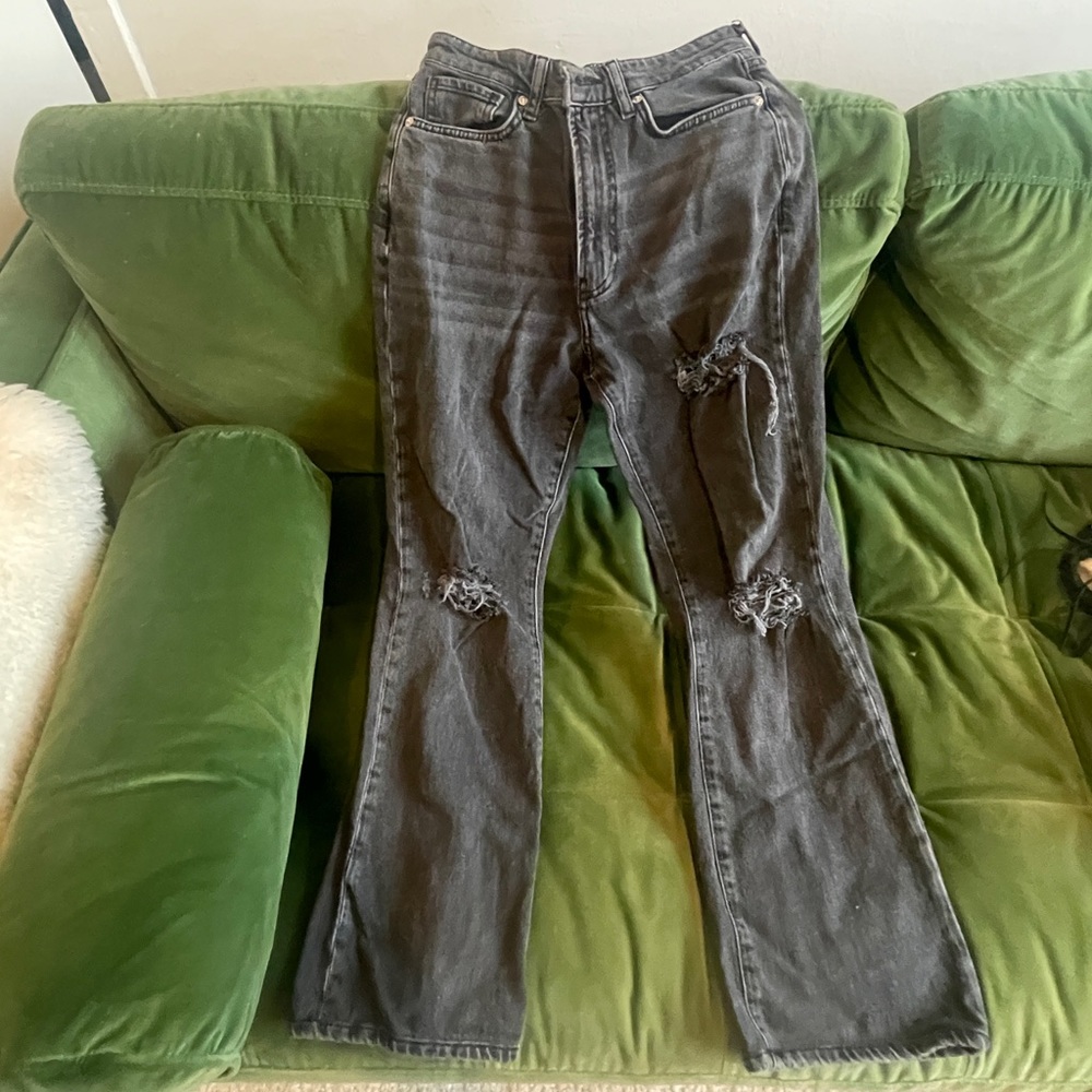 BDG black jeans with holes